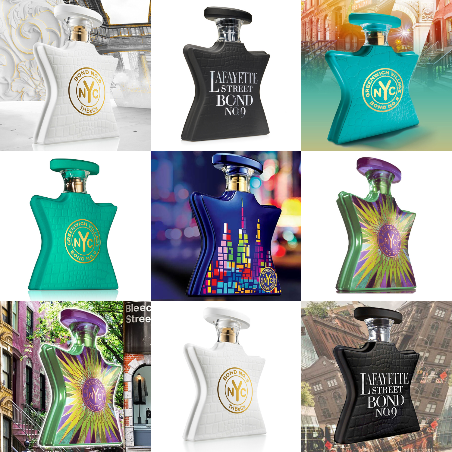 Bond No. 9 Discovery Set Übersicht der enthaltenen Düfte