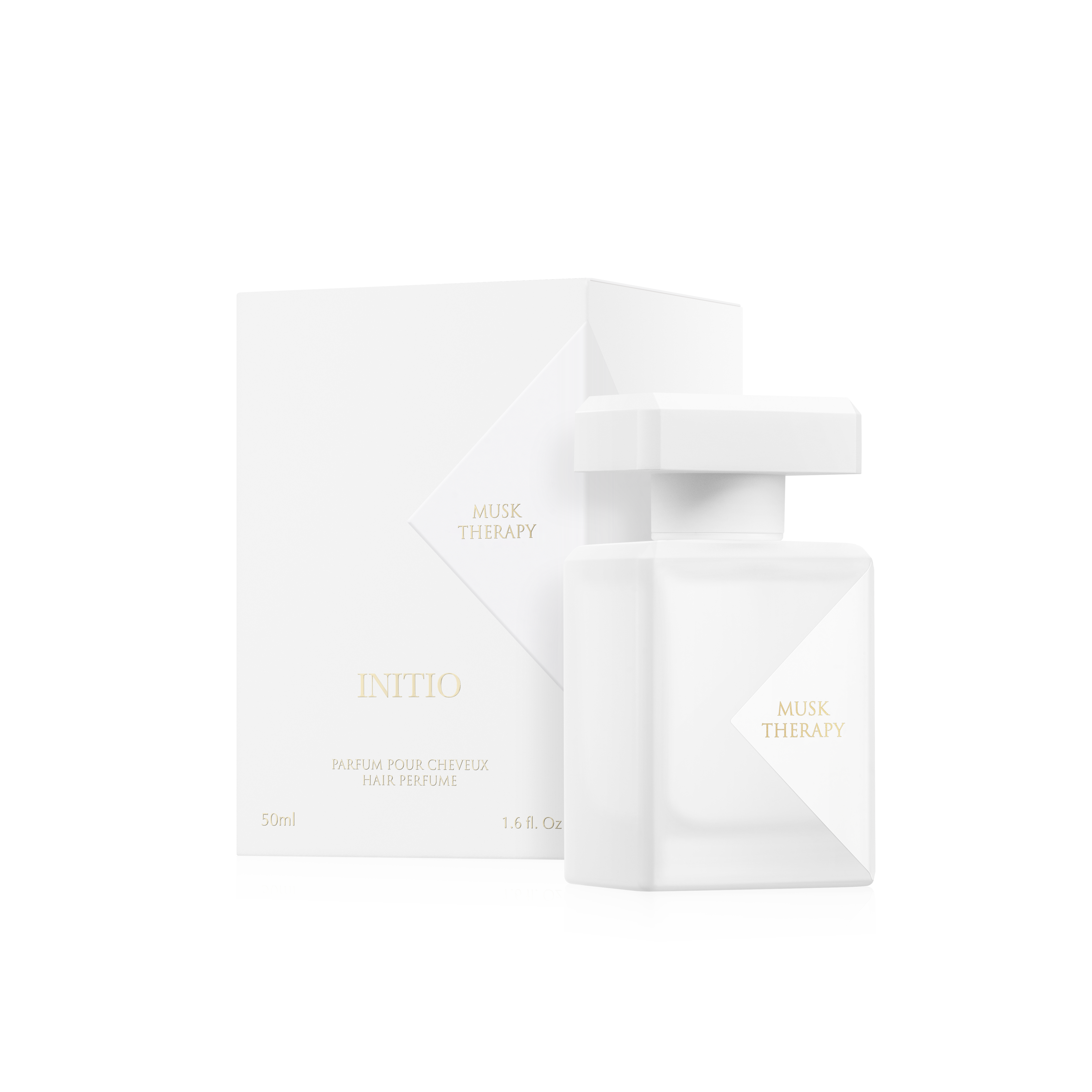 Initio Musk Therapy Hair Parfum Flakon mit Originalverpackung