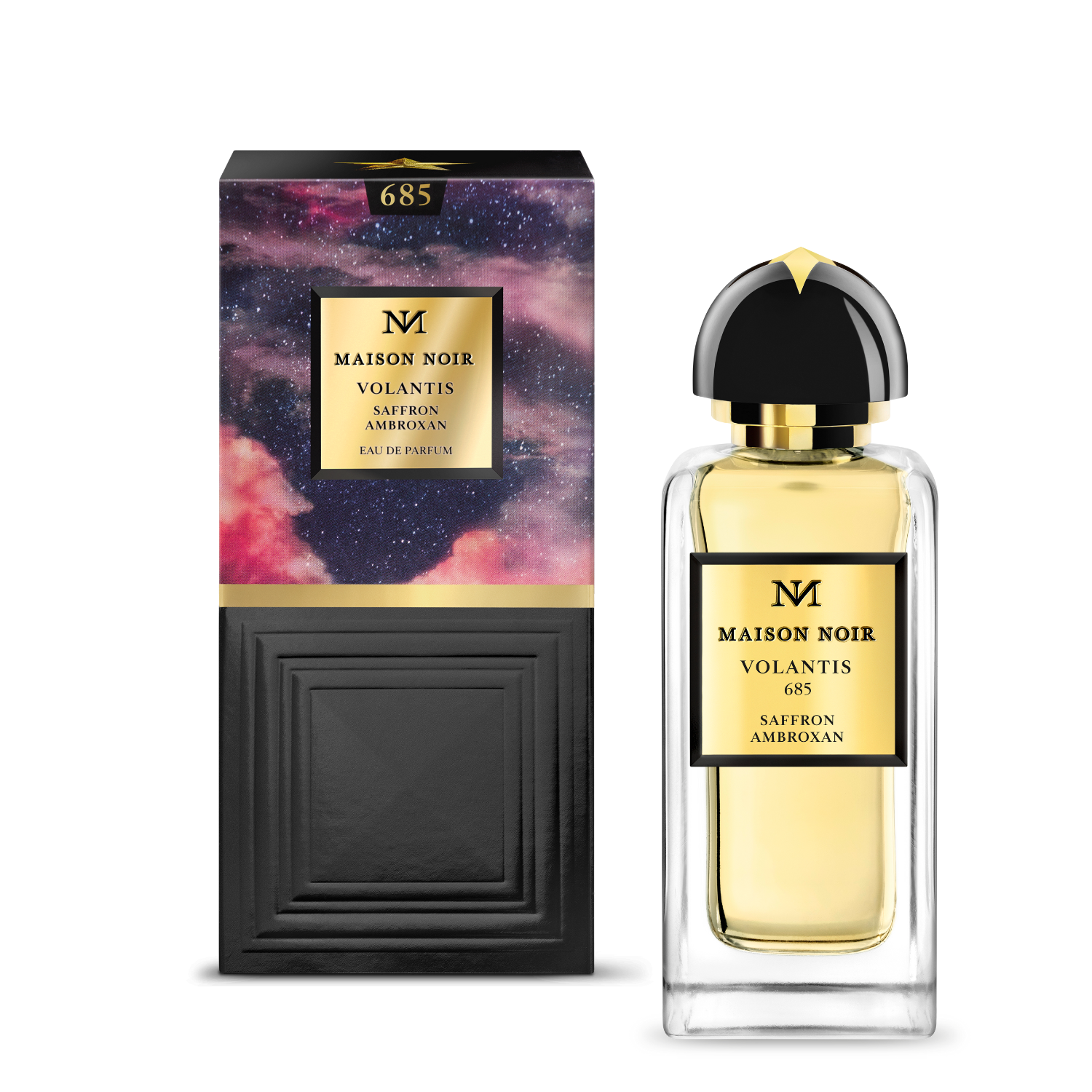 Maison Noir Volantis Eau de Parfum Flakon mit Originalverpackung