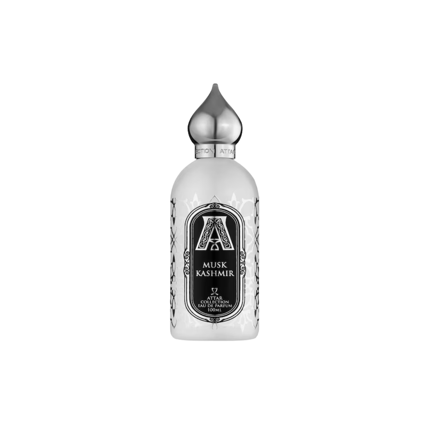 Attar Collection Musk Kashmir Eau de Parfum 100 ml – weicher Moschusduft im eleganten hellen Flakon.