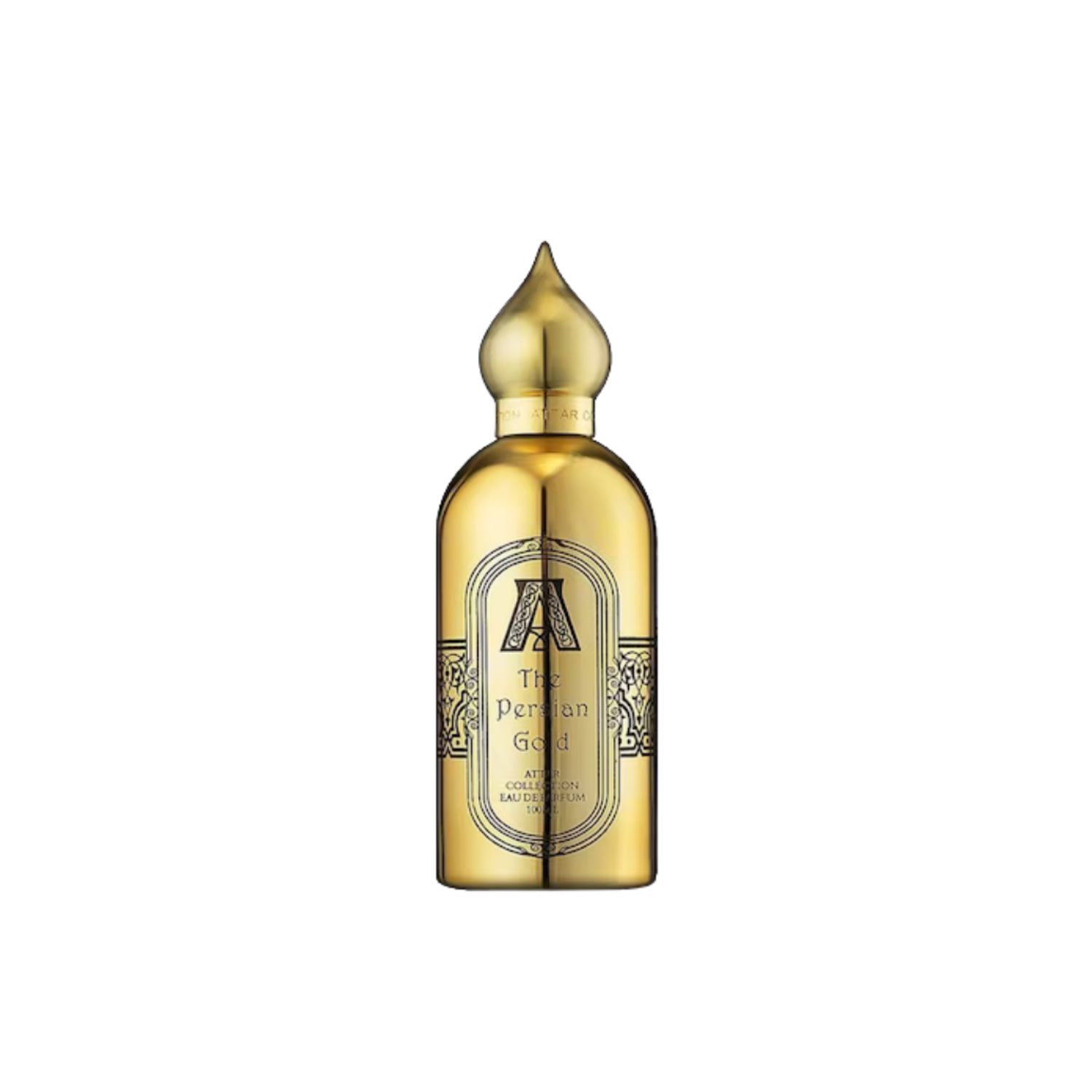 Attar Collection Persian Gold Eau de Parfum 100 ml – warmer orientalischer Duft im goldfarbenen Flakon.