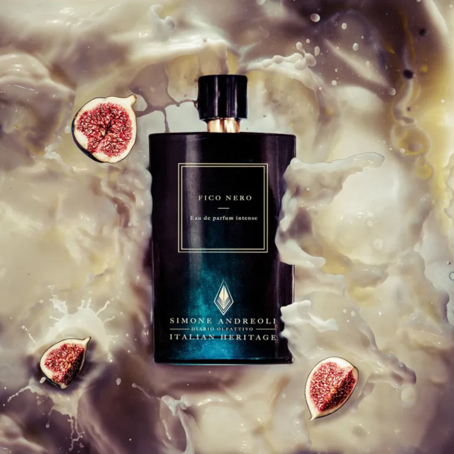 Simone Andreoli Fico Nero Parfum – Inszenierung