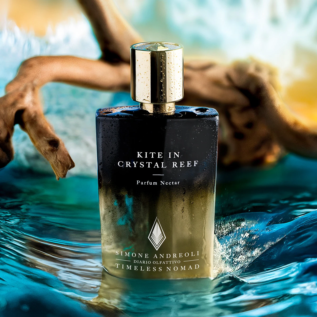 Simone Andreoli Kite in Crystal Reef Parfum – Inszenierung