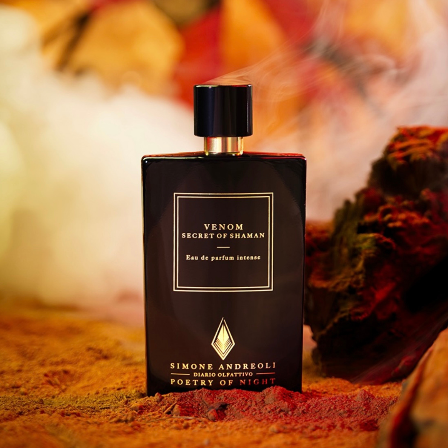 Simone Andreoli Venom Secret of Shaman Parfum – Inszenierung