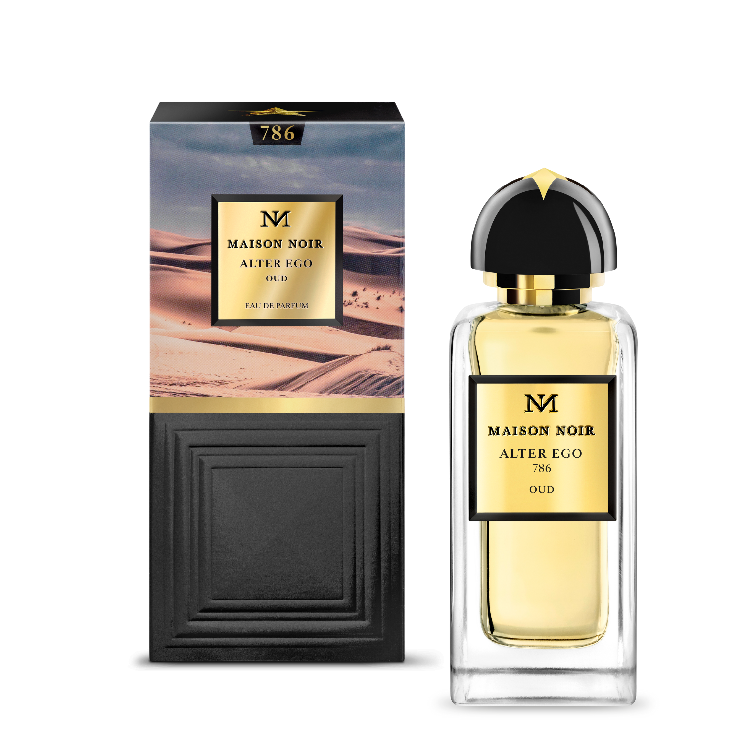 Maison Noir Alter Ego Eau de Parfum Flakon mit Originalverpackung